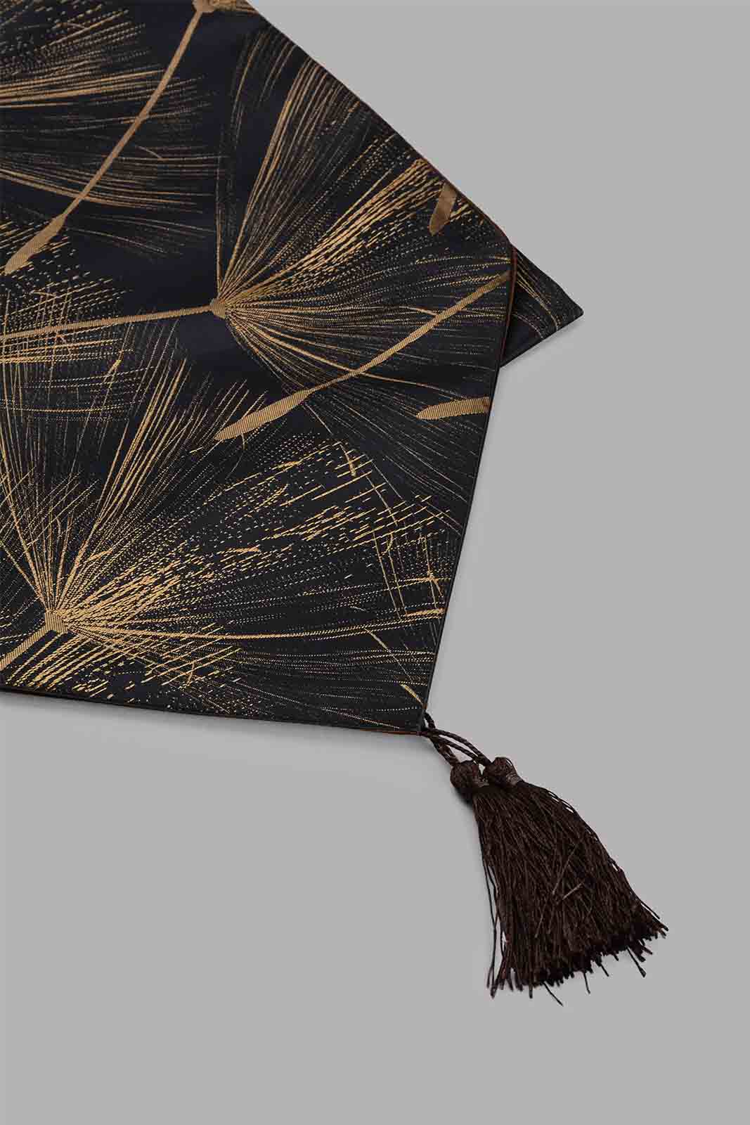 Black And Gold Table Runner