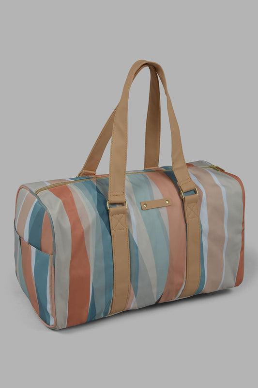 Redtag-Brown-Colour-Duffel-Bag-Category:Bags,-Colour:Brown,-Filter:Travel-Accessories,-LUG-Bags,-New-In,-New-In-LUG-ACC,-Non-Sale,-Section:Travel,-W22O-Travel-Accessories-