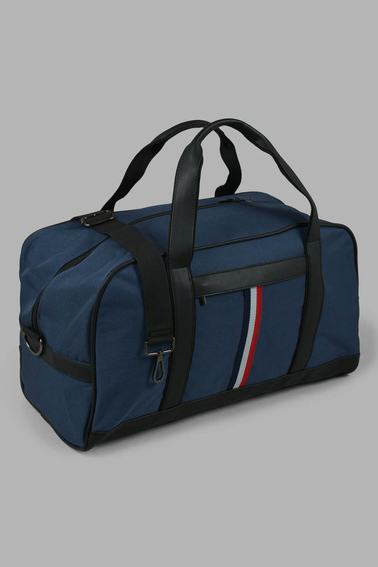 Redtag-Blue-Solid-Duffel-Bag-Category:Bags,-Colour:Blue,-Filter:Travel-Accessories,-LUG-Bags,-New-In,-New-In-LUG-ACC,-Non-Sale,-Section:Travel,-W22O-Travel-Accessories-