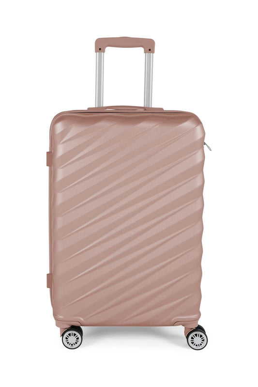 Redtag-Gold-Color-Hard-Abs-Trolley-Lugage-(24-Inch)-Category:Luggage-Trolleys,-Colour:Gold,-Deals:New-In,-Dept:Home,-Filter:Travel-Accessories,-LUG-Luggage-Trolleys,-New-In-LUG-ACC,-Non-Sale,-Section:Homewares,-W22O-Travel-Accessories-