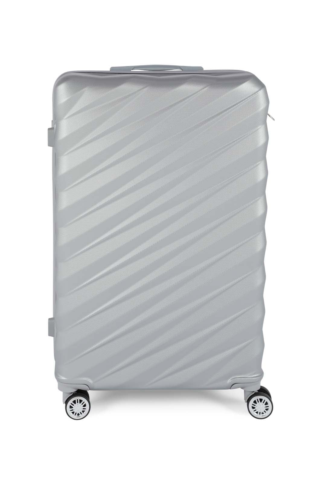 Redtag-Silver-Color-Hard-Abs-Trolley-Lugage-(28-Inch)-Category:Luggage-Trolleys,-Colour:Silver,-Deals:New-In,-Dept:Home,-Filter:Travel-Accessories,-LUG-Luggage-Trolleys,-New-In-LUG-ACC,-Non-Sale,-Section:Homewares,-W22O-Travel-Accessories-