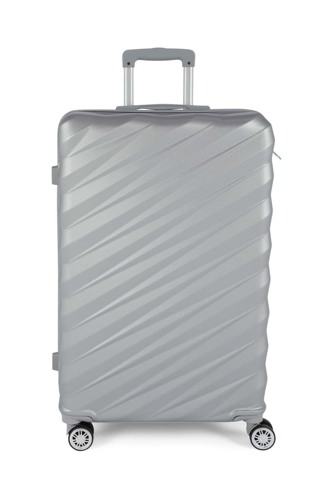 Redtag-Silver-Color-Hard-Abs-Trolley-Lugage-(28-Inch)-Category:Luggage-Trolleys,-Colour:Silver,-Deals:New-In,-Dept:Home,-Filter:Travel-Accessories,-LUG-Luggage-Trolleys,-New-In-LUG-ACC,-Non-Sale,-Section:Homewares,-W22O-Travel-Accessories-
