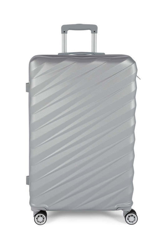 Redtag-Silver-Color-Hard-Abs-Trolley-Lugage-(28-Inch)-Category:Luggage-Trolleys,-Colour:Silver,-Deals:New-In,-Dept:Home,-Filter:Travel-Accessories,-LUG-Luggage-Trolleys,-New-In-LUG-ACC,-Non-Sale,-Section:Homewares,-W22O-Travel-Accessories-