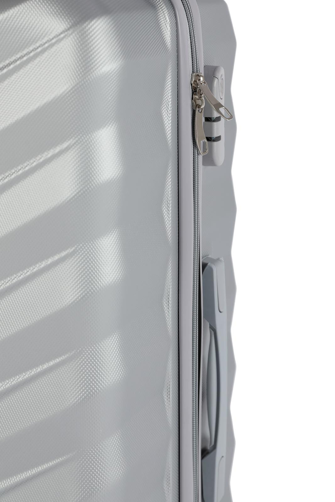 Redtag-Silver-Color-Hard-Abs-Trolley-Lugage-(28-Inch)-Category:Luggage-Trolleys,-Colour:Silver,-Deals:New-In,-Dept:Home,-Filter:Travel-Accessories,-LUG-Luggage-Trolleys,-New-In-LUG-ACC,-Non-Sale,-Section:Homewares,-W22O-Travel-Accessories-