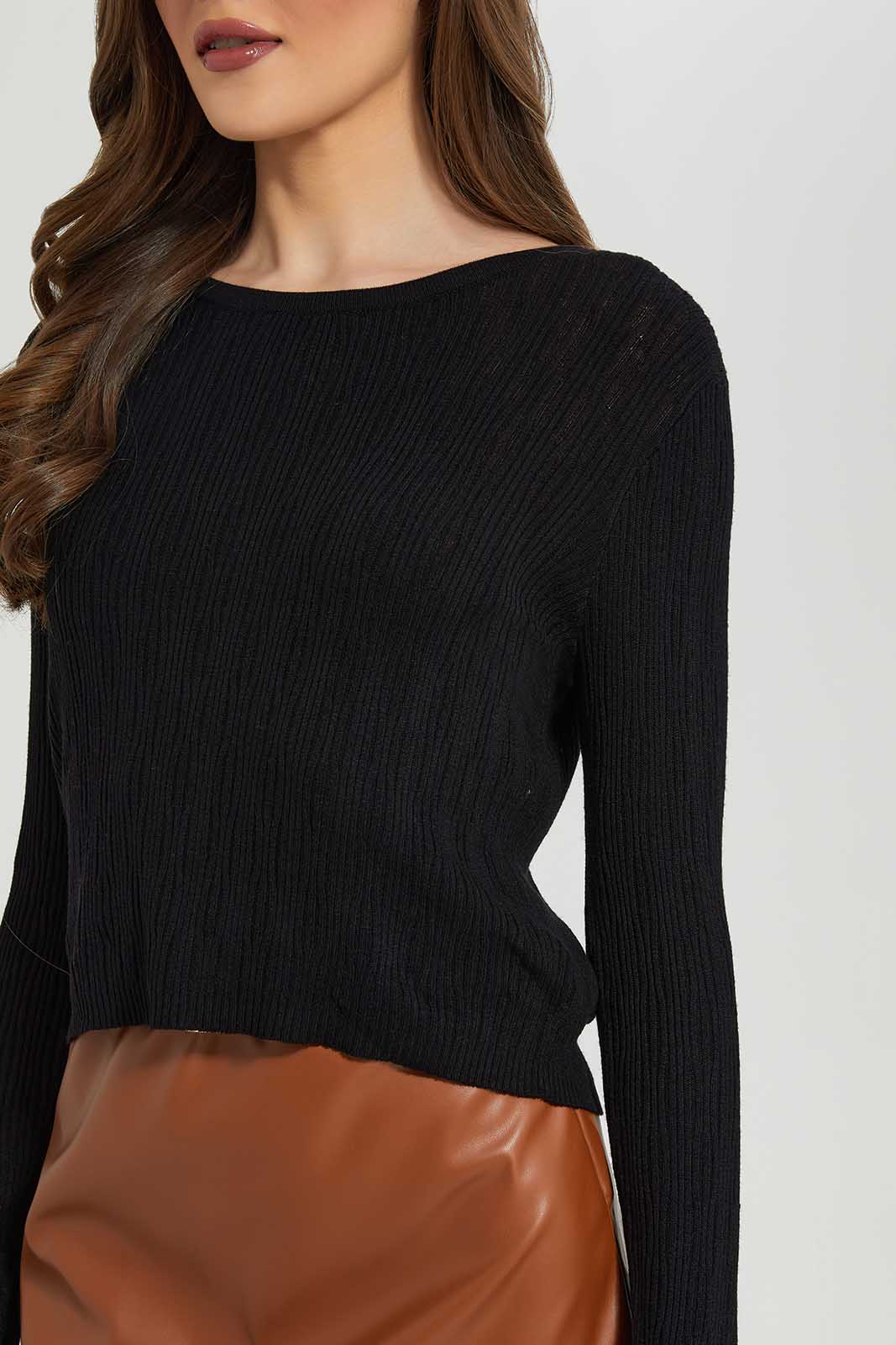 Redtag-Black-Textured-Top-Category:Tops,-Colour:Black,-Deals:2-For-90,-Deals:New-In,-Filter:Women's-Clothing,-LDC,-LDC-Tops,-New-In-LDC-APL,-Section:Women,-W22A-Women's-