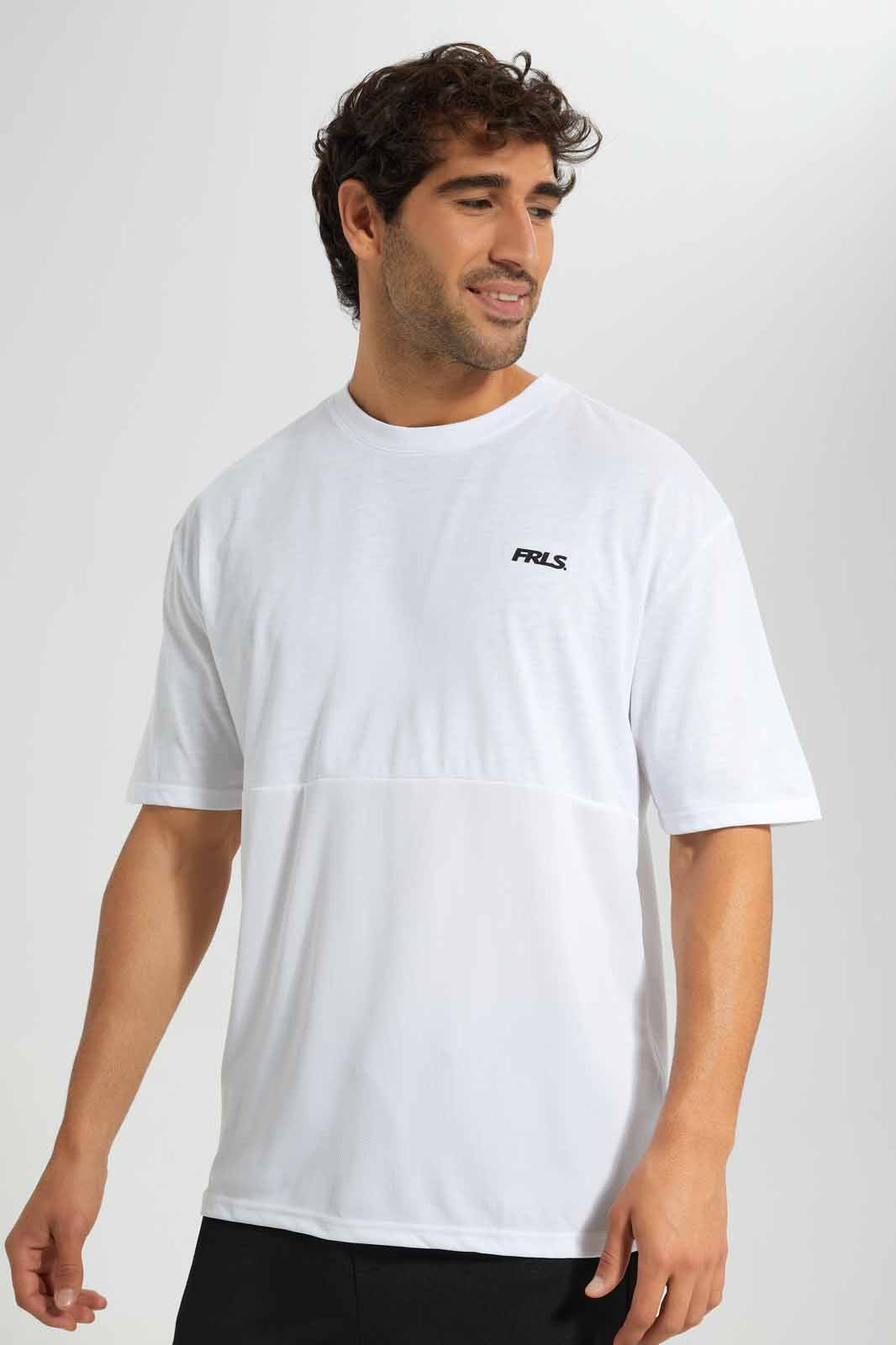 Redtag-White-Cut-Sew-T-Shirt-Category:T-Shirts,-Colour:White,-Deals:New-In,-Filter:Men's-Clothing,-Men-T-Shirts,-New-In-Men,-Non-Sale,-S22D,-Section:Men-Men's-