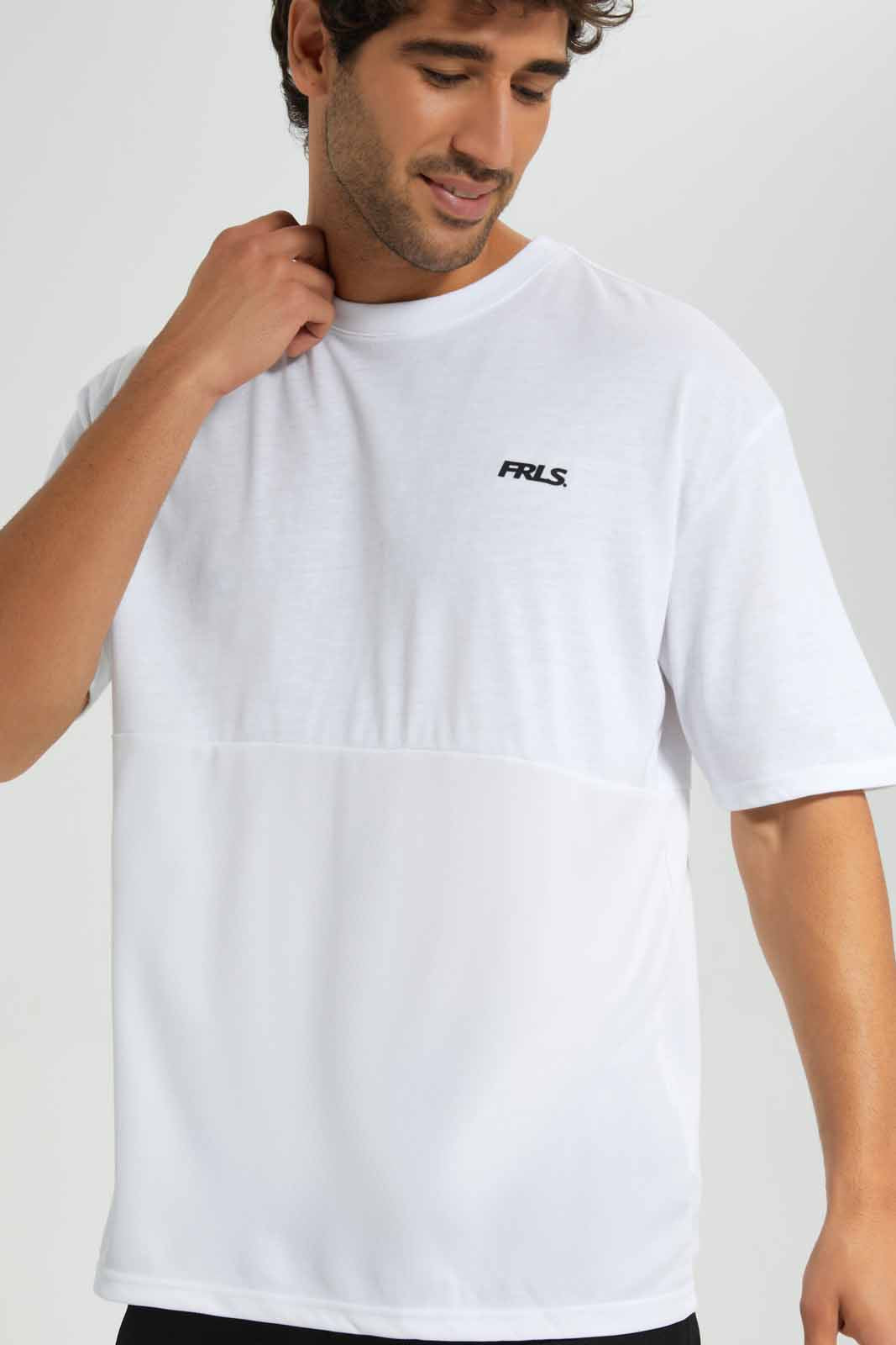 Redtag-White-Cut-Sew-T-Shirt-Category:T-Shirts,-Colour:White,-Deals:New-In,-Filter:Men's-Clothing,-Men-T-Shirts,-New-In-Men,-Non-Sale,-S22D,-Section:Men-Men's-