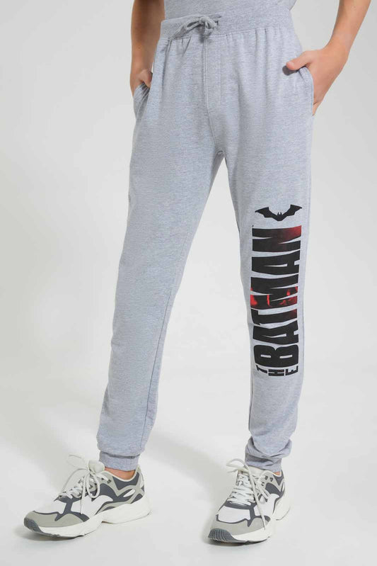 Redtag-Grey-Mel-Batman-Active-Pant-BSR-Joggers,-Category:Joggers,-CHR,-Colour:Grey,-Deals:New-In,-Filter:Senior-Boys-(9-to-14-Yrs),-New-In-BSR-APL,-Non-Sale,-S22D,-Section:Boys-(0-to-14Yrs)-Senior-Boys-9 to 14 Years