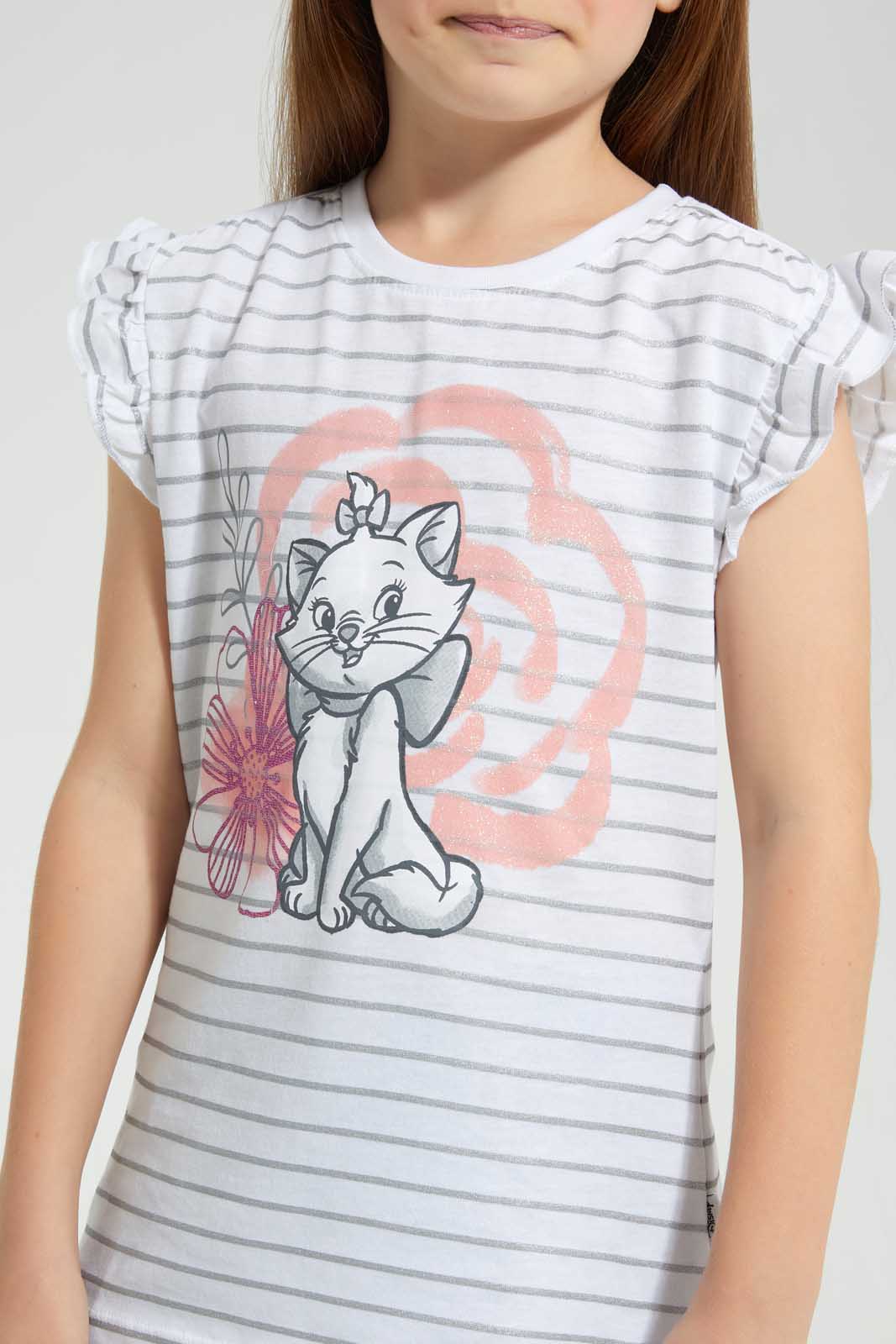 Redtag-White-Marie-T-Shirt-Bundle,-Category:T-Shirts,-CHR,-Colour:White,-Deals:4-For-90,-Filter:Girls-(2-to-8-Yrs),-Girls-T-Shirts,-NDAY,-S22C,-Section:Girls-(0-to-14Yrs),-TBL-Girls-2 to 8 Years