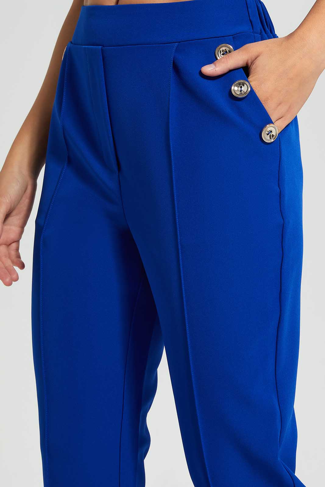 Redtag-Royal-Blue-Pant-Category:Trousers,-Colour:Royal,-Deals:New-In,-Filter:Women's-Clothing,-LDC,-LDC-Trousers,-New-In-LDC,-Non-Sale,-Section:Women,-W22O-Women's-