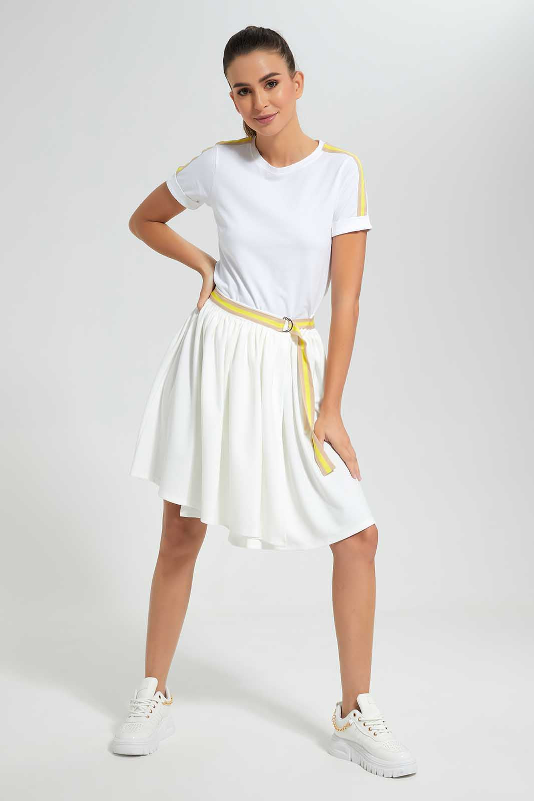 Redtag-White-T-Shirt-Category:T-Shirts,-Colour:White,-Deals:New-In,-Filter:Women's-Clothing,-LDC,-LDC-T-Shirts,-New-In-LDC,-Non-Sale,-Section:Women,-W22O-Women's-
