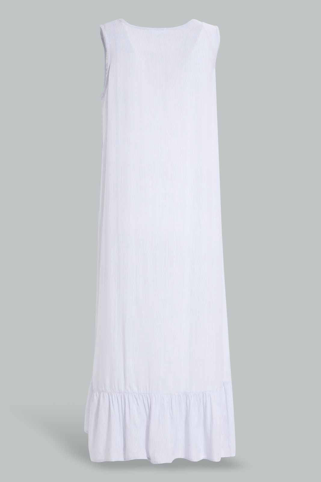 Redtag-Blue-Printed-Nightgown-Category:Nightgowns,-Colour:Blue,-Deals:New-In,-Filter:Women's-Clothing,-New-In-Women-APL,-Non-Sale,-S22D,-Section:Women,-Women-Nightgowns--