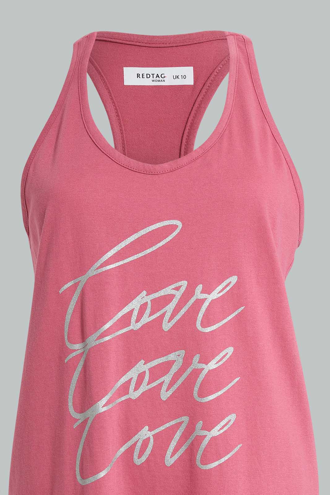 Redtag-Pink-Sleeveless-Nightshirt-Nightshirts-Women's-