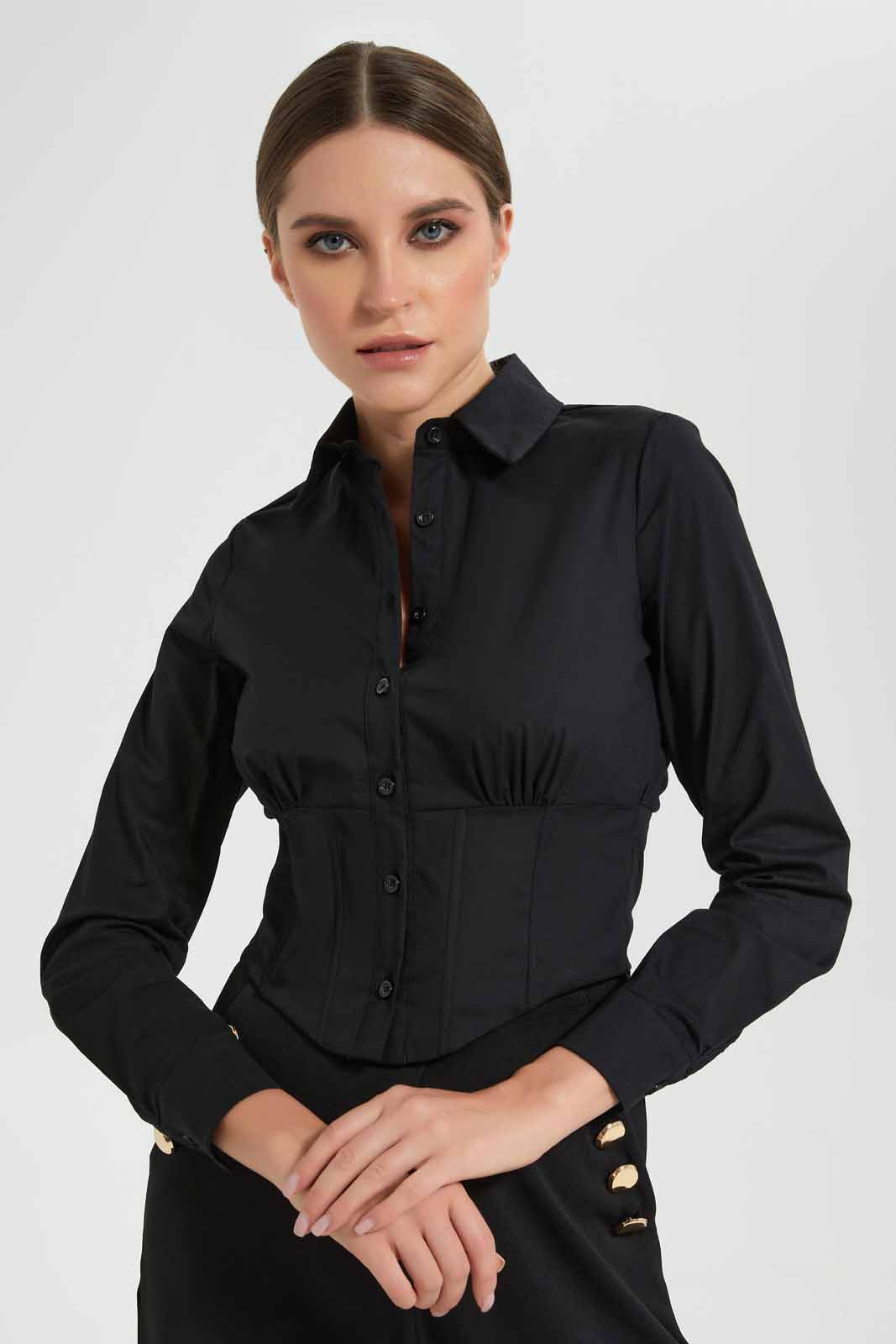 Redtag-Assorted-Button-Front-Collared-Blouse-Long-Sleeve-Blouses-Women's-