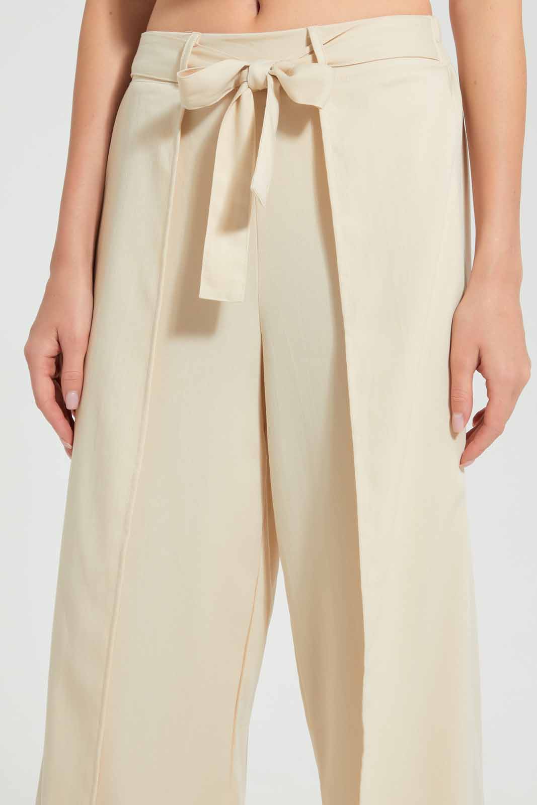 Redtag-Assorted-High-Waist-Front-Tie-Up-Pants-Trousers-Women's-