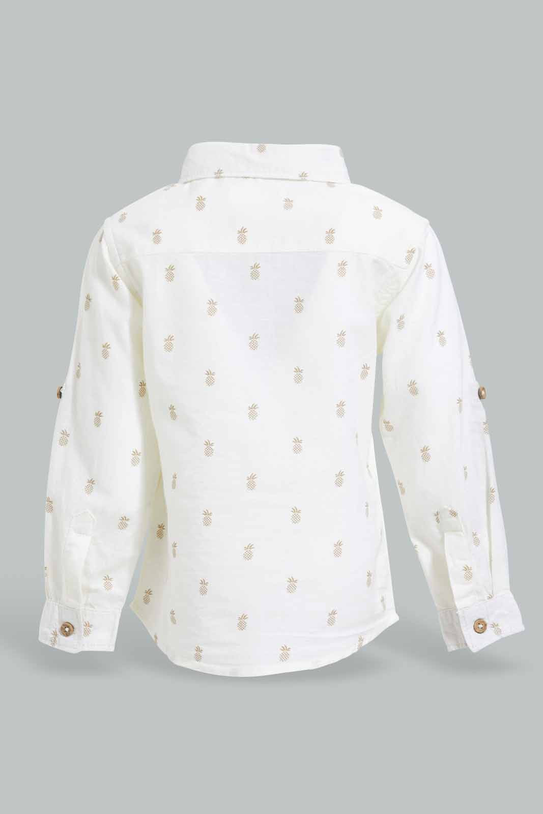 Redtag-White-Printed-Long-Sleeve-Shirt-Category:Shirts,-Colour:White,-Deals:New-In,-Filter:Infant-Boys-(3-to-24-Mths),-INB-Shirts,-New-In-INB-APL,-Non-Sale,-S22D,-Section:Boys-(0-to-14Yrs)-Infant-Boys-3 to 24 Months