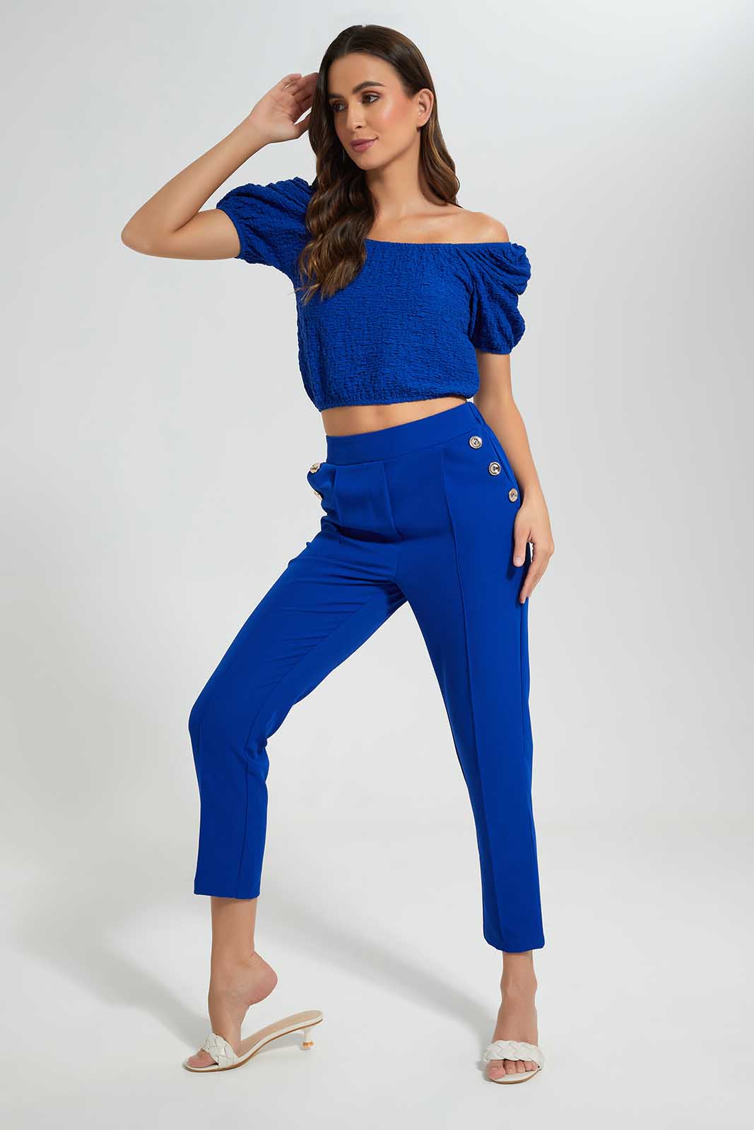 Redtag-Royal-Blue-Crop-Top-Category:Tops,-Colour:Royal,-Deals:New-In,-Filter:Women's-Clothing,-LDC,-LDC-Tops,-New-In-LDC,-Non-Sale,-Section:Women,-W22O-Women's-