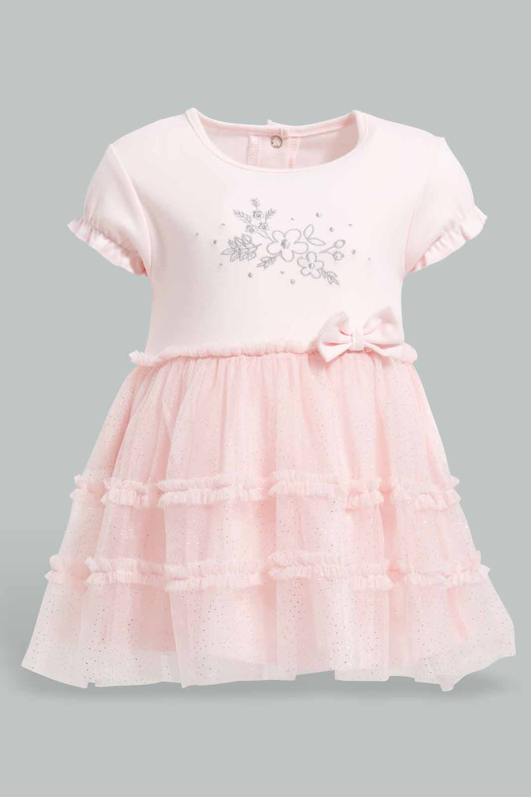 Redtag-White-Tutu-Bodysuit-Dress-APL,-Category:Dresses,-Colour:White,-Deals:Sale,-Festive,-Filter:Baby-(0-to-12-Mths),-NBG-Dresses,-Sale-KWRNBF,-Section:Girls-(0-to-14Yrs),-W22O-Baby-0 to 12 Months
