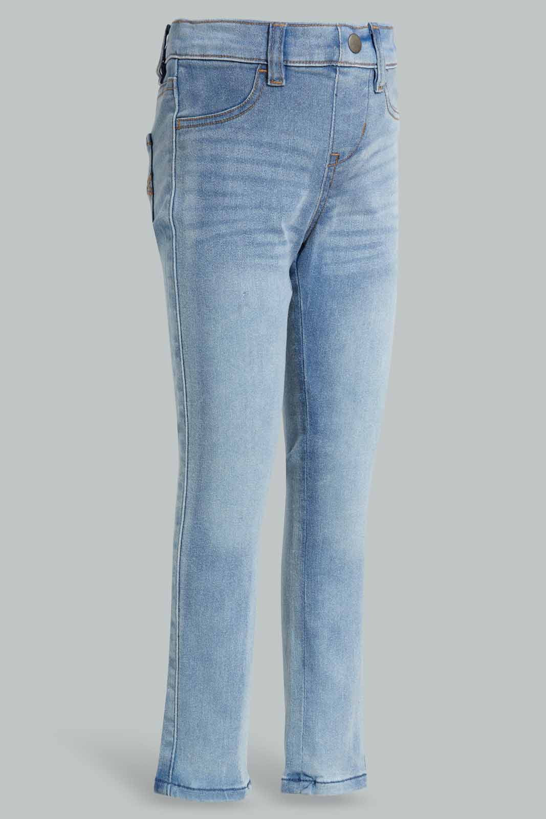 Redtag-Lt.-Wash-Girls-Jegging-Category:Jeans,-Colour:Light-Wash,-Deals:New-In,-Filter:Girls-(2-to-8-Yrs),-GIR-Jeans,-New-In-GIR-APL,-Non-Sale,-Section:Girls-(0-to-14Yrs),-W22O-Girls-2 to 8 Years