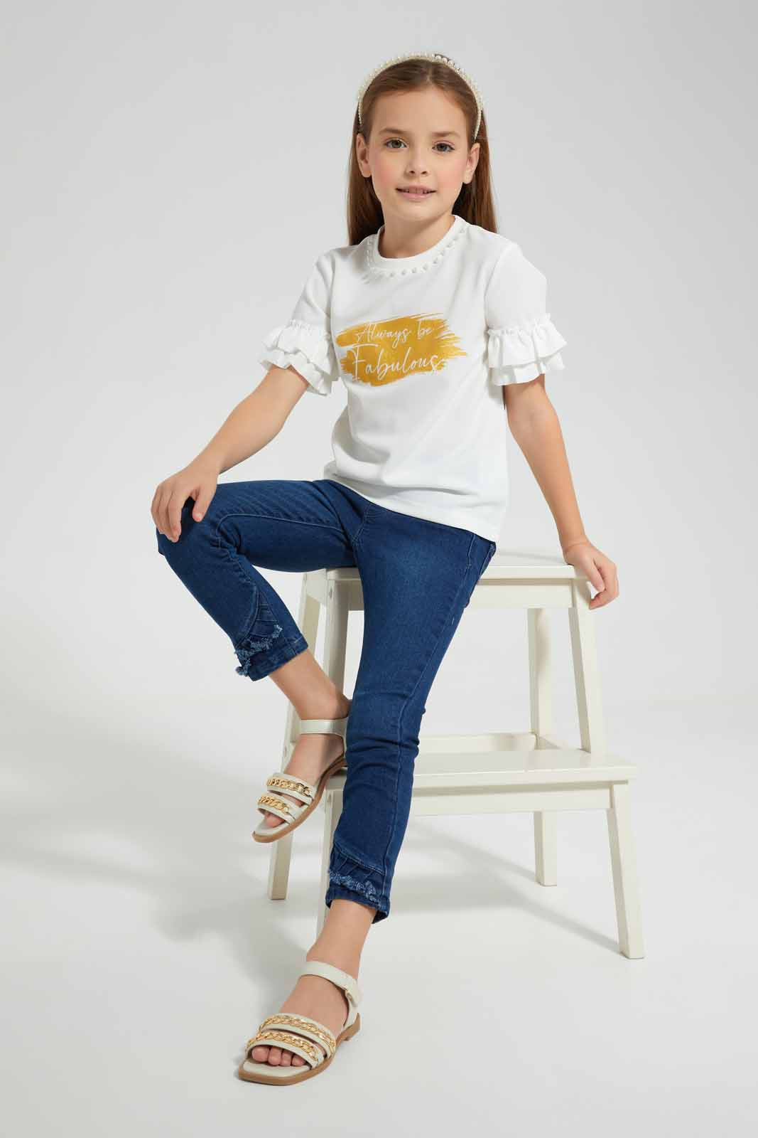 Redtag-Lt.-Wash-Girls-Jegging-Category:Jeans,-Colour:Light-Wash,-Deals:New-In,-Filter:Girls-(2-to-8-Yrs),-GIR-Jeans,-New-In-GIR-APL,-Non-Sale,-Section:Girls-(0-to-14Yrs),-W22O-Girls-2 to 8 Years