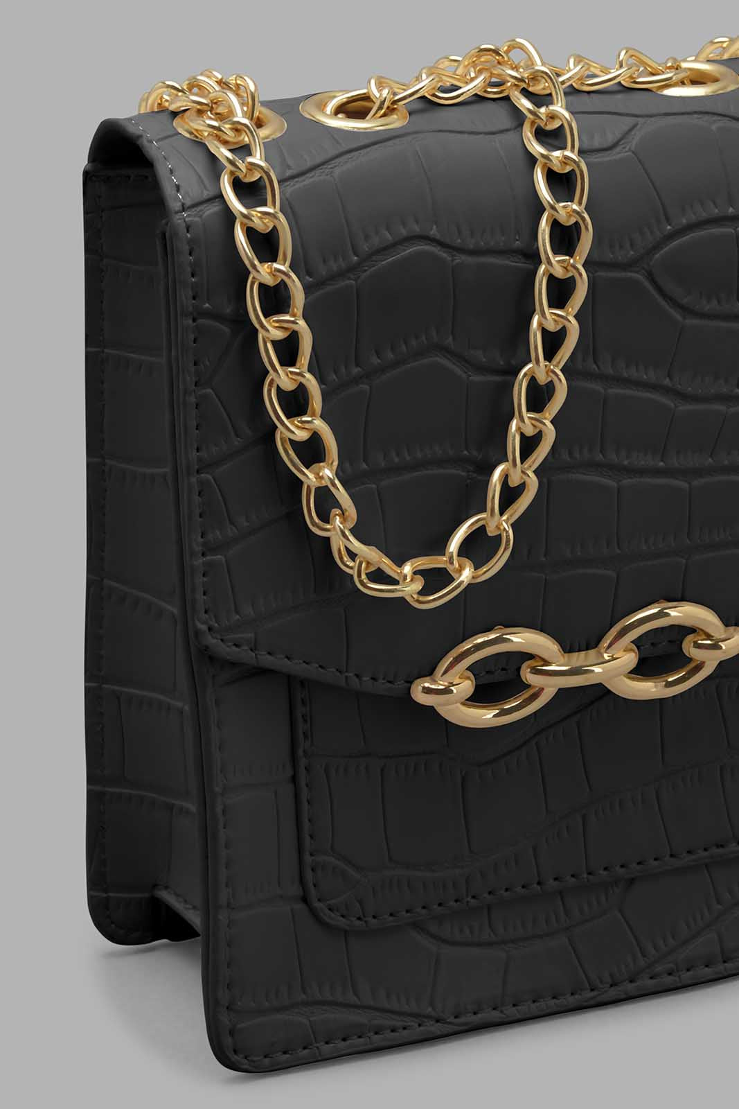 Redtag-Black-Textures-Mobile-Pouches-Category:Bags,-Colour:Black,-Deals:New-In,-Filter:Women's-Accessories,-New-In-Women-ACC,-Non-Sale,-Section:Women,-W22O,-Women-Bags-Women-