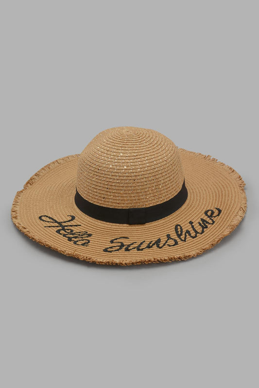 Redtag-Beige-Embellished-Hat-Category:Caps-&-Hats,-Colour:Beige,-Filter:Women's-Accessories,-New-In,-New-In-Women-ACC,-Non-Sale,-Section:Women,-W22O,-Women-Caps-&-Hats-Women-