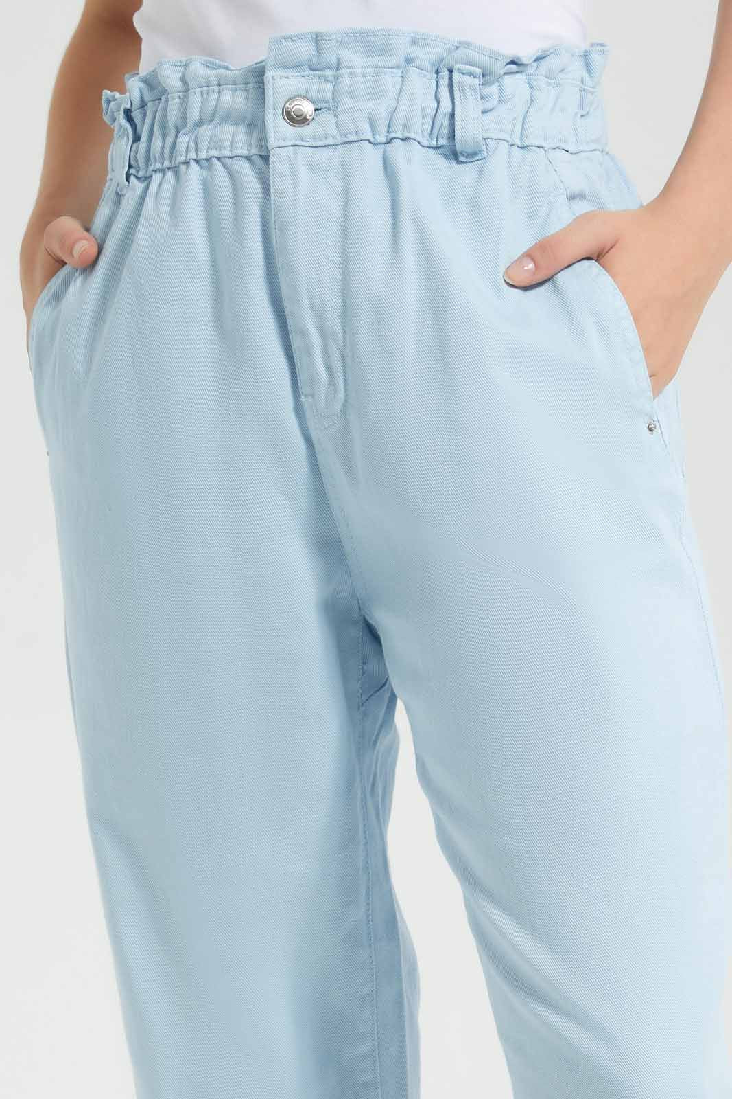 Redtag-Blue-Baggy-Fit-Trouser-Category:Jeans,-Colour:Black,-Deals:New-In,-Filter:Women's-Clothing,-New-In-Women,-Non-Sale,-S22D,-Section:Women,-TBL,-Women-Jeans-Women's-