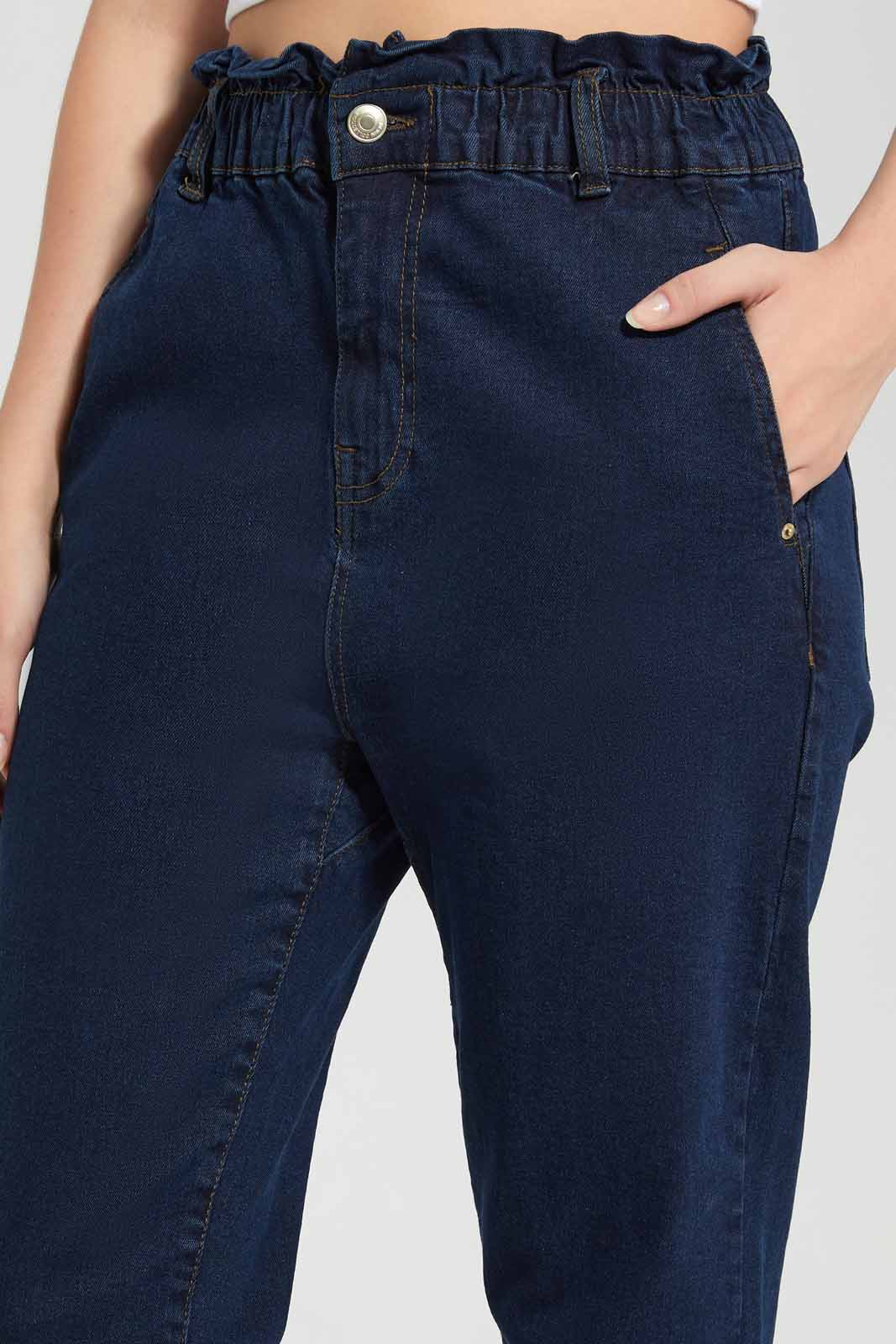 Redtag-Darkwash-Baggy-Fit-Jean-Category:Jeans,-Colour:Dark-Wash,-Deals:New-In,-Filter:Women's-Clothing,-New-In-Women-APL,-Non-Sale,-S22D,-Section:Women,-TBL,-Women-Jeans-Women's-