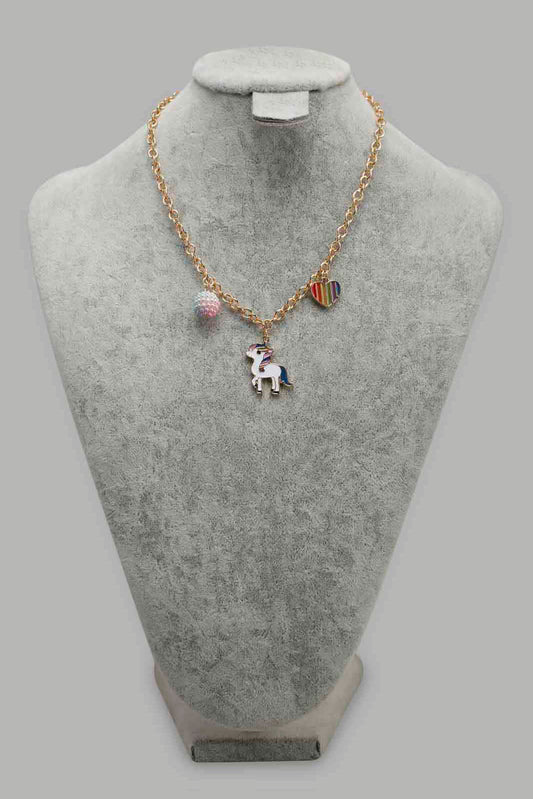 Redtag-Necklace-&-Bracelet-Set-Category:Jewellery,-Colour:Assorted,-Filter:Girls-Accessories,-GIR-Jewellery,-New-In,-New-In-GIR-ACC,-Non-Sale,-Section:Girls-(0-to-14Yrs),-W22O-Girls-