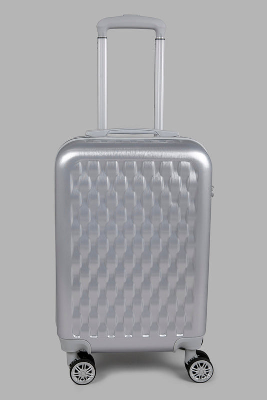 Silver Hard Trolley Luggage (20 Inch)
