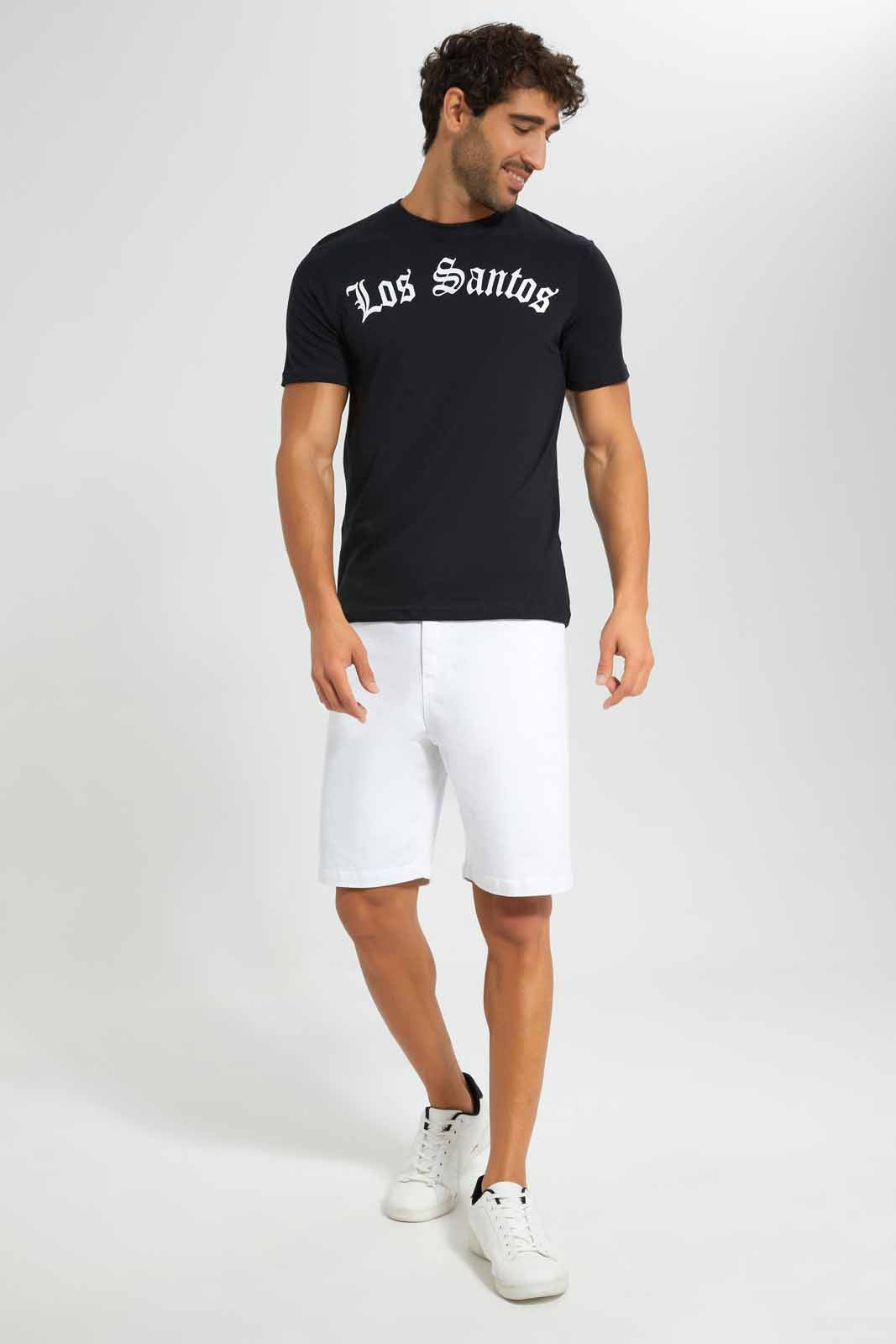 Redtag-Black-Graphic-T-Shirt-Category:T-Shirts,-Colour:Black,-Deals:New-In,-Filter:Men's-Clothing,-Men-T-Shirts,-New-In-Men,-Non-Sale,-S22D,-Section:Men,-TBL-Men's-