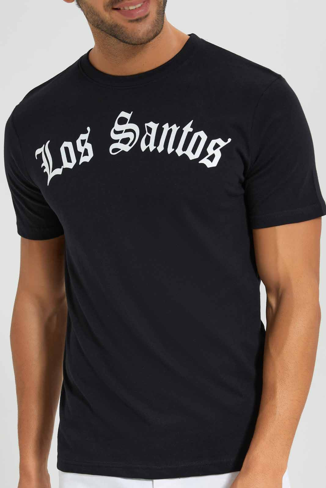 Redtag-Black-Graphic-T-Shirt-Category:T-Shirts,-Colour:Black,-Deals:New-In,-Filter:Men's-Clothing,-Men-T-Shirts,-New-In-Men,-Non-Sale,-S22D,-Section:Men,-TBL-Men's-