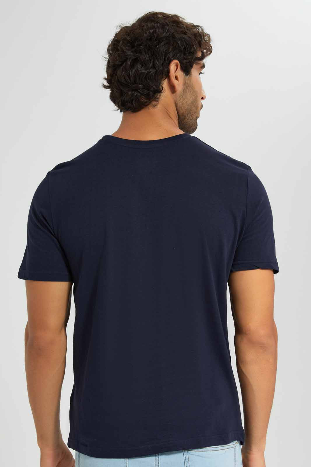 Redtag-Navy-Graphic-T-Shirt-Category:T-Shirts,-Colour:Navy,-Deals:New-In,-Filter:Men's-Clothing,-Men-T-Shirts,-New-In-Men,-Non-Sale,-S22D,-Section:Men,-TBL-Men's-