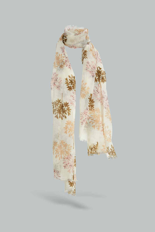 Redtag-Multicolour-Floral-Printed-Scarf-Category:Scarves,-Colour:Assorted,-Filter:Women's-Accessories,-New-In,-New-In-Women-ACC,-Non-Sale,-S22C,-Section:Women,-Women-Scarves-Women-