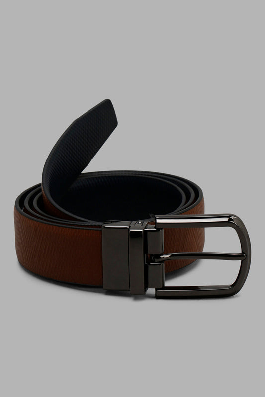 Redtag-Tan-And-Navy-Belt-With-Twist-Buckle-Category:Belts,-Colour:Assorted,-Filter:Men's-Accessories,-Men-Belts,-New-In,-New-In-Men-ACC,-Non-Sale,-Section:Men,-W22A-Men's-