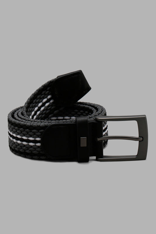 Redtag-Navy-And-White-Elastic-Belt-Category:Belts,-Colour:Assorted,-Filter:Men's-Accessories,-Men-Belts,-New-In,-New-In-Men-ACC,-Non-Sale,-Section:Men,-W22A-Men's-