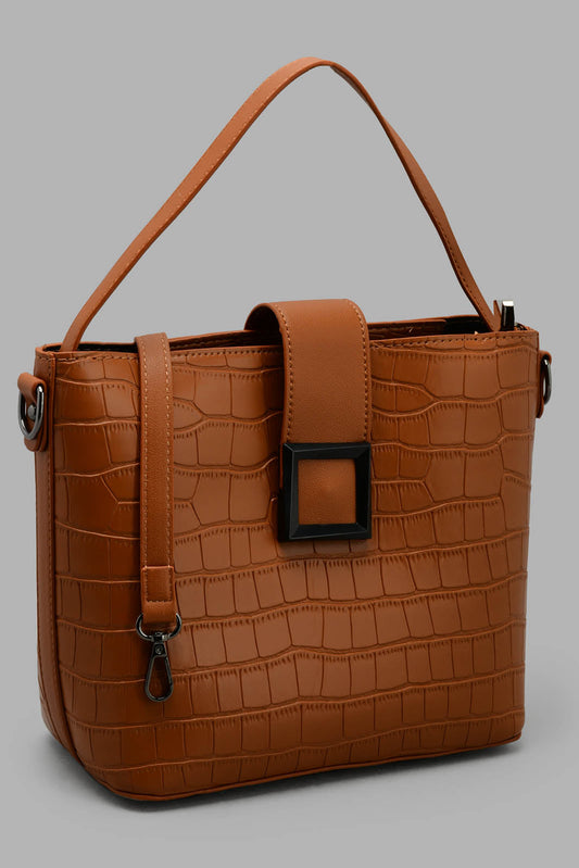 Redtag-Tan-Bucket-Texture-Category:Bags,-Colour:Tan,-Filter:Women's-Accessories,-New-In,-New-In-Women-ACC,-Non-Sale,-S22C,-Section:Women,-Women-Bags-Women-