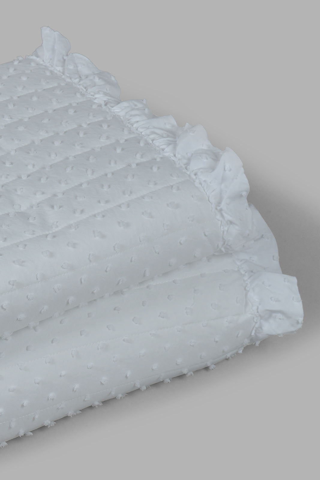 Redtag-Ivory-Swiss-Dot-2-Pieces-Bedspread-Set-(Single-Size)-Category:Bedspreads,-Colour:Ivory,-Deals:New-In,-Filter:Home-Bedroom,-HMW-BED-Bedspreads,-Naya,-New-In-HMW-BED,-Non-Sale,-Section:Homewares,-W22O-Home-Bedroom-