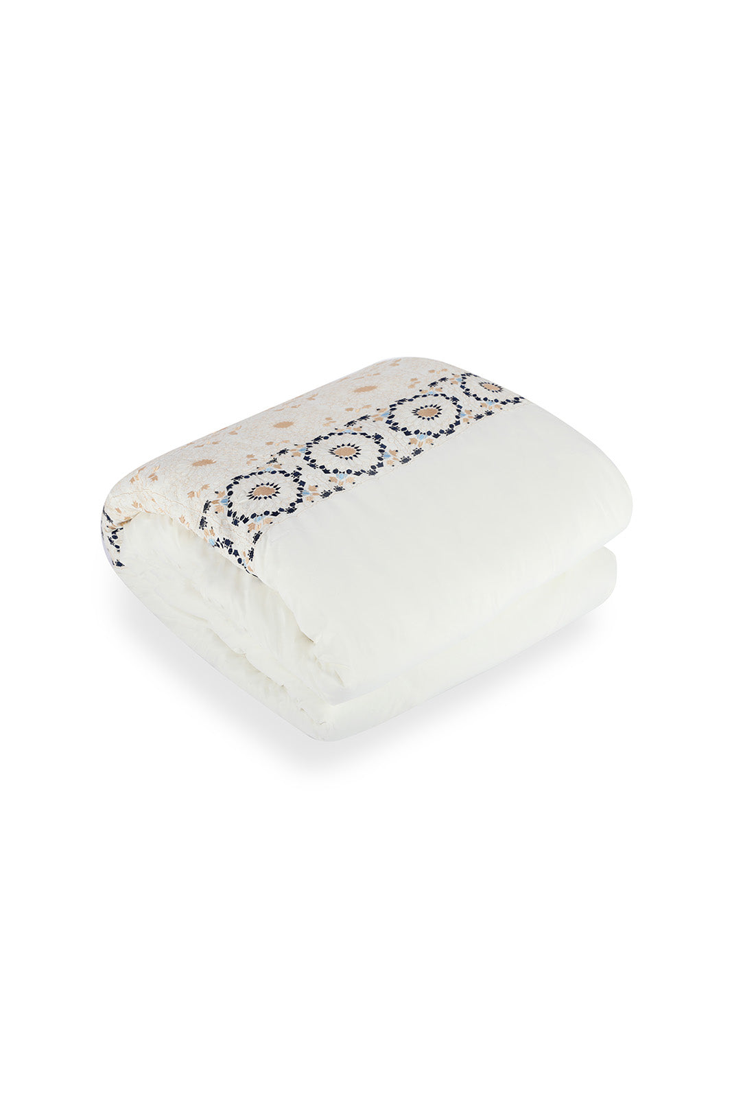 Redtag-Ivory-7-Piece-Embroidery-Comforter-Set-(King-Size)-Category:Comforters,-Colour:Ivory,-Deals:New-In,-Dept:Home,-Euphoric,-Filter:Home-Bedroom,-HMW-BED-Comforters,-New-In-HMW-BED,-Non-Sale,-Section:Homewares,-W22O-Home-Bedroom-