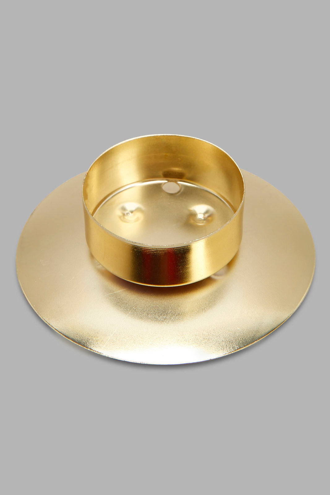 Redtag-Gold-Metal-Candle-Holder-Tray-Category:Candles-&-Fragrances,-Colour:Gold,-Deals:New-In,-Elsa,-Filter:Home-Decor,-HMW-HOM-Decorative-Accessories,-New-In-HMW-HOM,-Non-Sale,-Section:Homewares,-W22O-Home-Decor-
