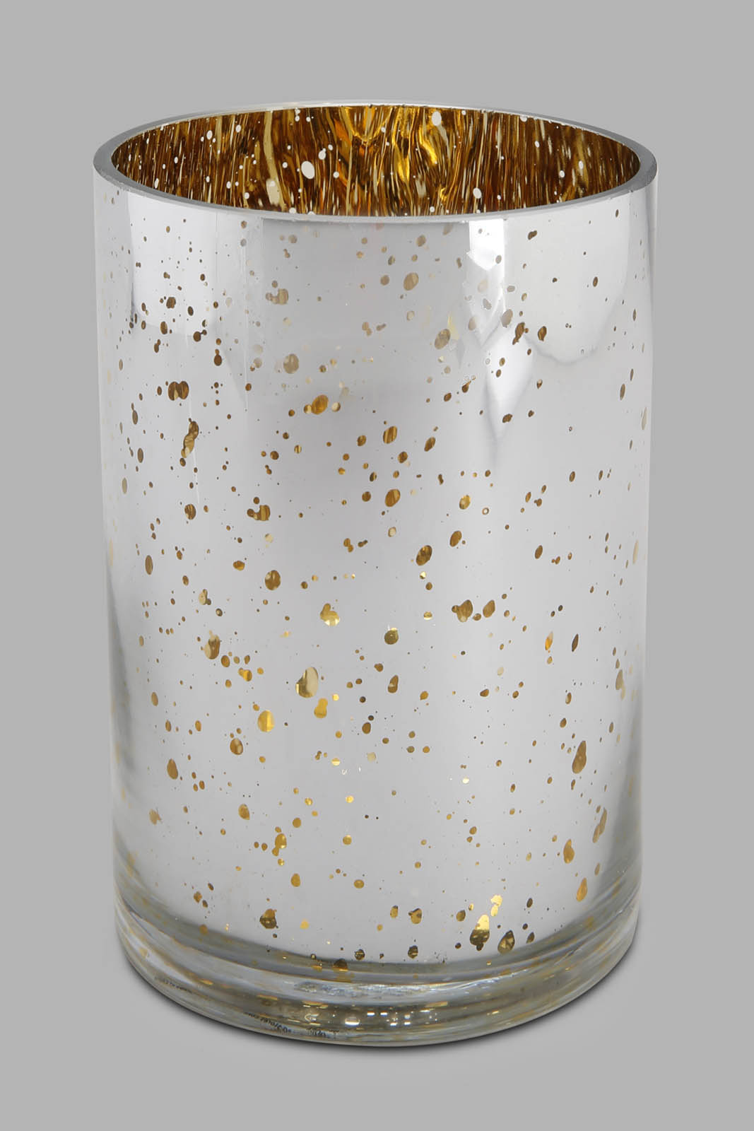 Redtag-Gold-Mercury-Effect-Glass-Candle-Holder-L-Category:Candles-&-Fragrances,-Colour:Gold,-Deals:New-In,-Filter:Home-Decor,-HMW-HOM-Decorative-Accessories,-New-In-HMW-HOM,-Non-Sale,-Section:Homewares,-W22O-Home-Decor-