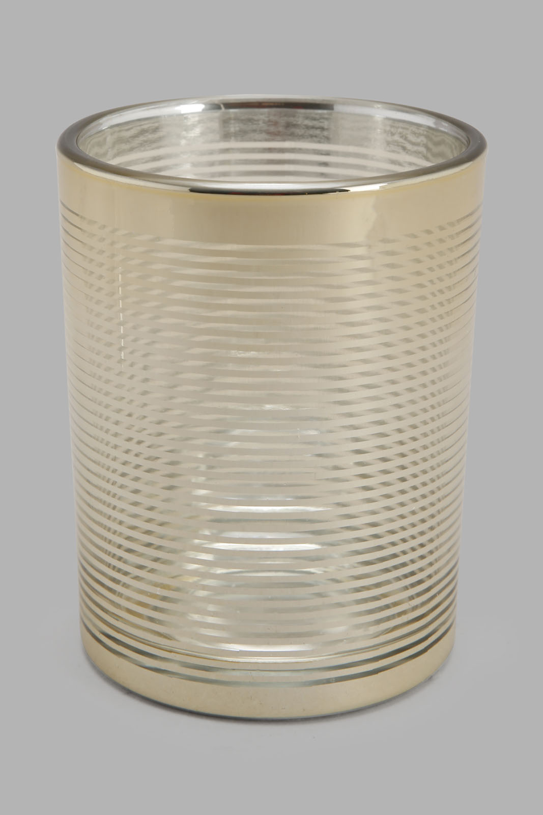 Redtag-Gold-Pattern-Glass-Candle-Holder-S-Category:Candles-&-Fragrances,-Colour:Gold,-Deals:New-In,-Filter:Home-Decor,-HMW-HOM-Decorative-Accessories,-New-In-HMW-HOM,-Non-Sale,-Section:Homewares,-W22O-Home-Decor-