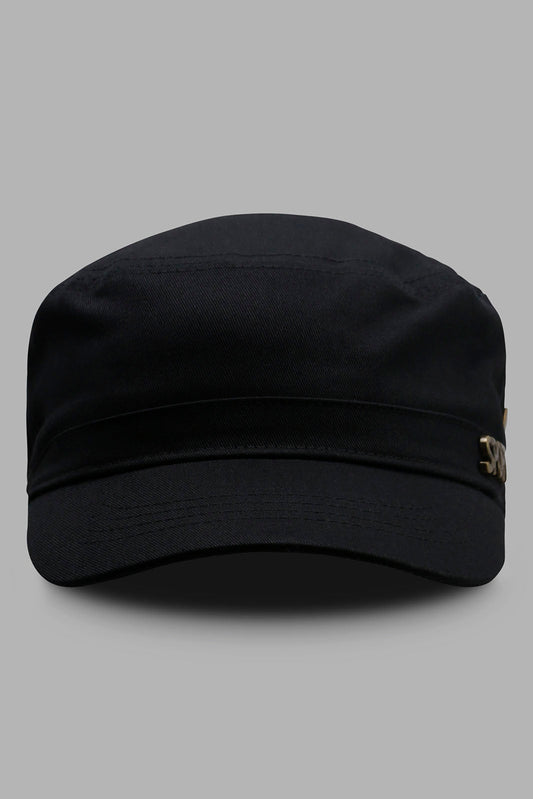 Redtag-Black-Cap-Category:Caps-&-Hats,-Colour:Black,-Filter:Men's-Accessories,-Men-Caps-&-Hats,-New-In,-New-In-Men-ACC,-Non-Sale,-Section:Men,-W22A-Men's-