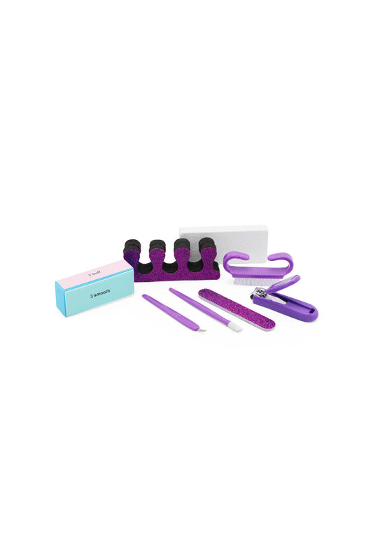Redtag-Manicure-Set-9Pcs-Category:Jewellery,-Colour:Assorted,-Filter:Travel-Accessories,-New-In,-New-In-IMP-ACC,-Non-Sale,-Section:Homewares,-W22O,-Women-Jewellery-Check-