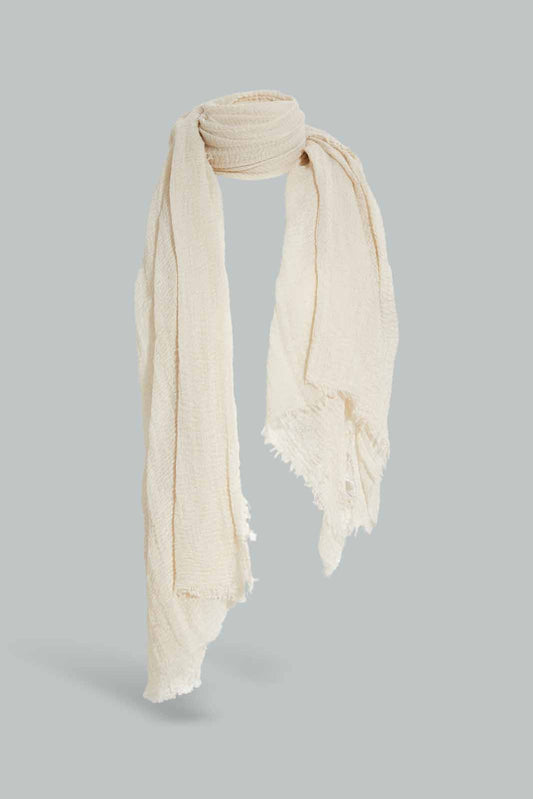 Redtag-Beige-Scarf-Category:Scarves,-Colour:Beige,-Filter:Women's-Accessories,-New-In,-New-In-Women-ACC,-Non-Sale,-Section:Women,-W22O,-Women-Scarves-Women-