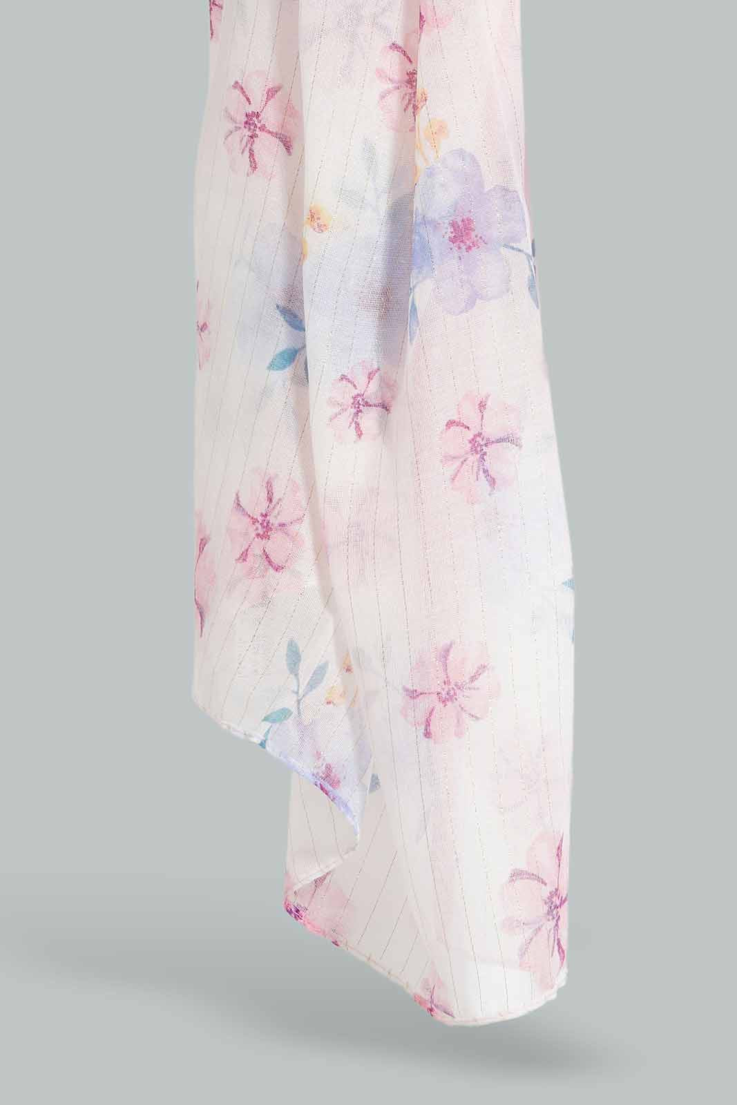 Redtag-Multicolour-Floral-Printed-Scarf-Category:Scarves,-Colour:Assorted,-Filter:Women's-Accessories,-New-In,-New-In-Women-ACC,-Non-Sale,-Section:Women,-W22O,-Women-Scarves-Women-