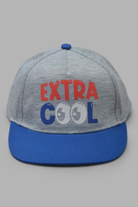 Redtag-Grey-And-Blue-Cap-BOY-Caps-&-Hats,-Category:Caps-&-Hats,-Colour:Assorted,-Filter:Boys-Accessories,-New-In,-New-In-BOY-ACC,-Non-Sale,-Section:Boys-(0-to-14Yrs),-W22O-Boys-