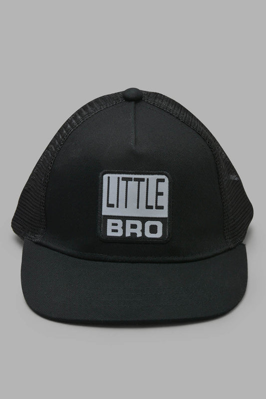Redtag-Black-Cap-BOY-Caps-&-Hats,-Category:Caps-&-Hats,-Colour:Black,-Filter:Boys-Accessories,-New-In,-New-In-BOY-ACC,-Non-Sale,-Section:Boys-(0-to-14Yrs),-W22O-Boys-