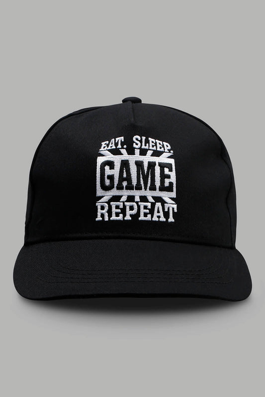 Redtag-Black-Cap-BOY-Caps-&-Hats,-Category:Caps-&-Hats,-Colour:Black,-Filter:Boys-Accessories,-New-In,-New-In-BOY-ACC,-Non-Sale,-Section:Boys-(0-to-14Yrs),-W22A-Boys-
