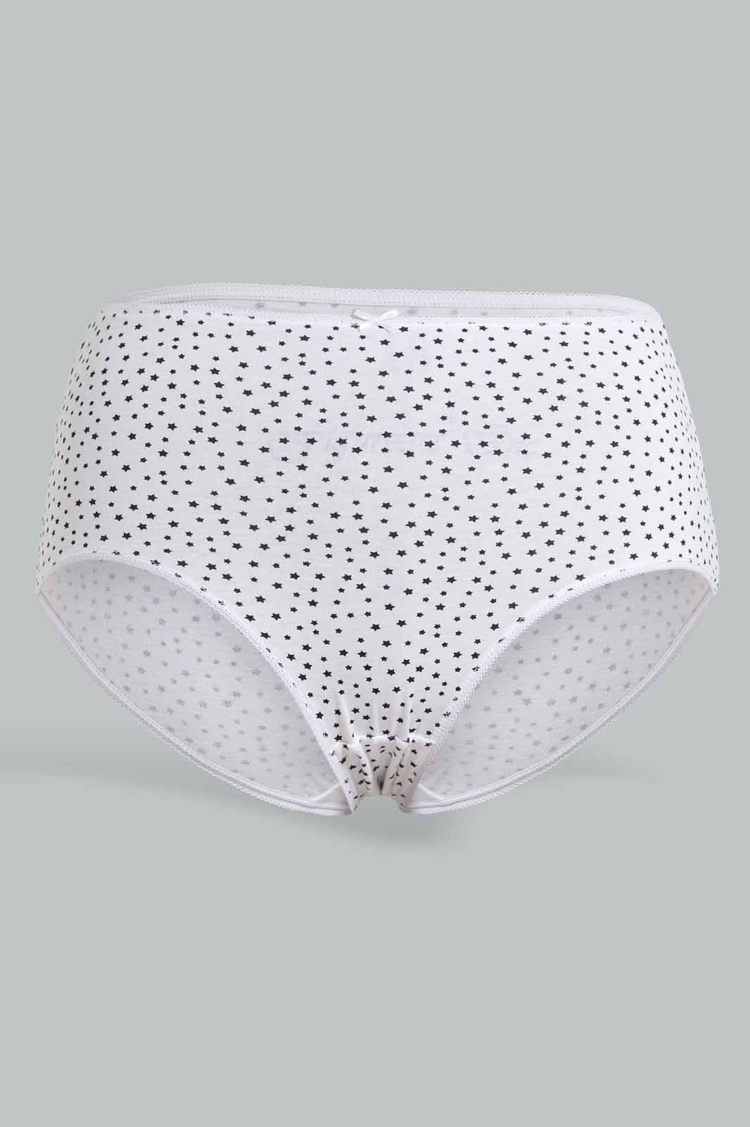 Redtag-Assorted-4-PC-Full-Brief-Plus-Brief-Pack-Category:Briefs,-Colour:Assorted,-Deals:New-In,-Filter:Women's-Clothing,-New-In-Women-APL,-Non-Sale,-S22D,-Section:Women,-Women-Briefs--
